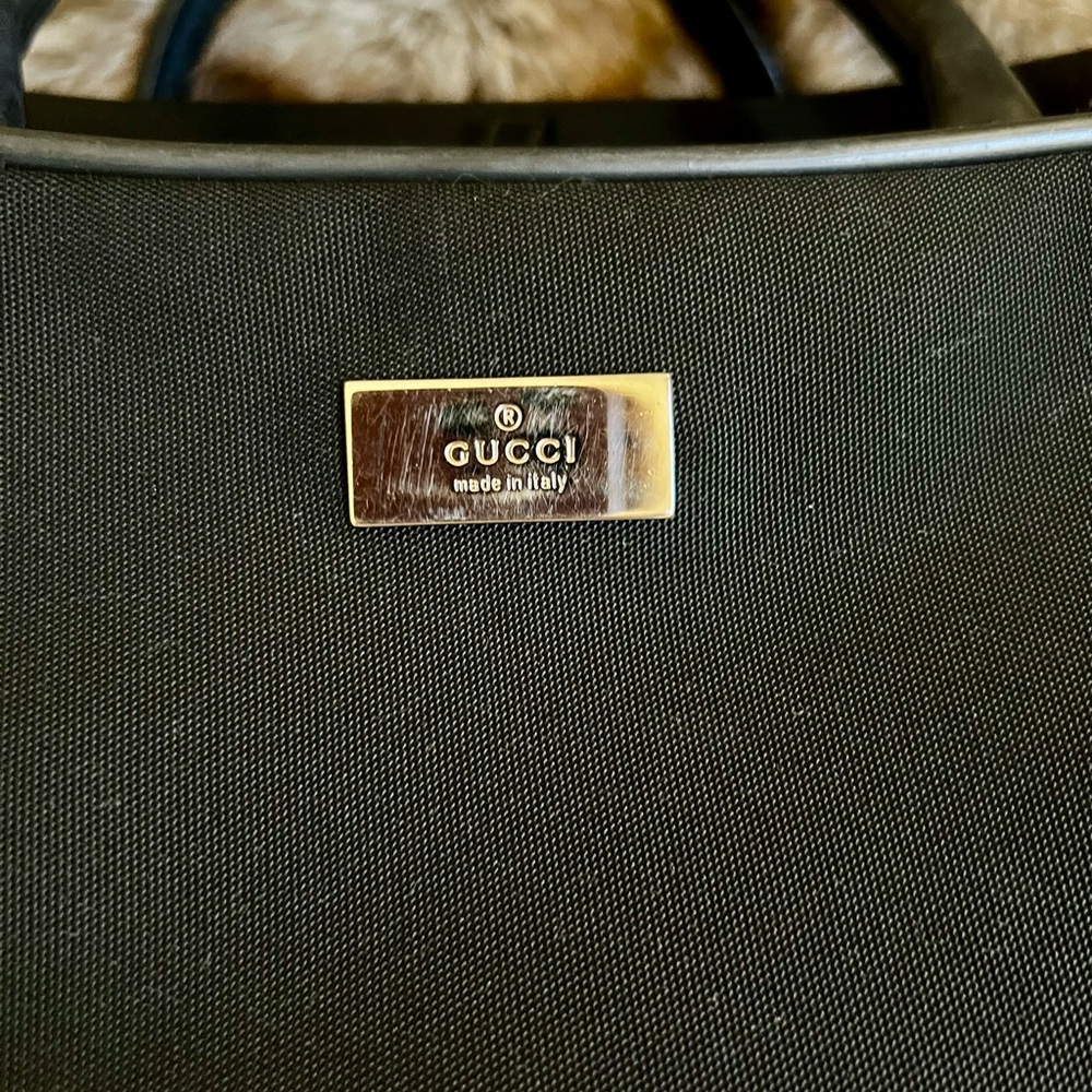 💄 Gucci Black Nylon Toiletry / Travel Bag - Picture 9 of 9